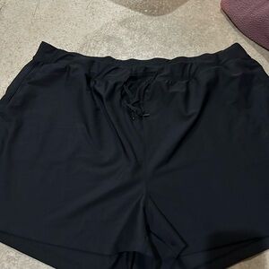 Old Navy Black Athletic Shorts with Elastic Waistband